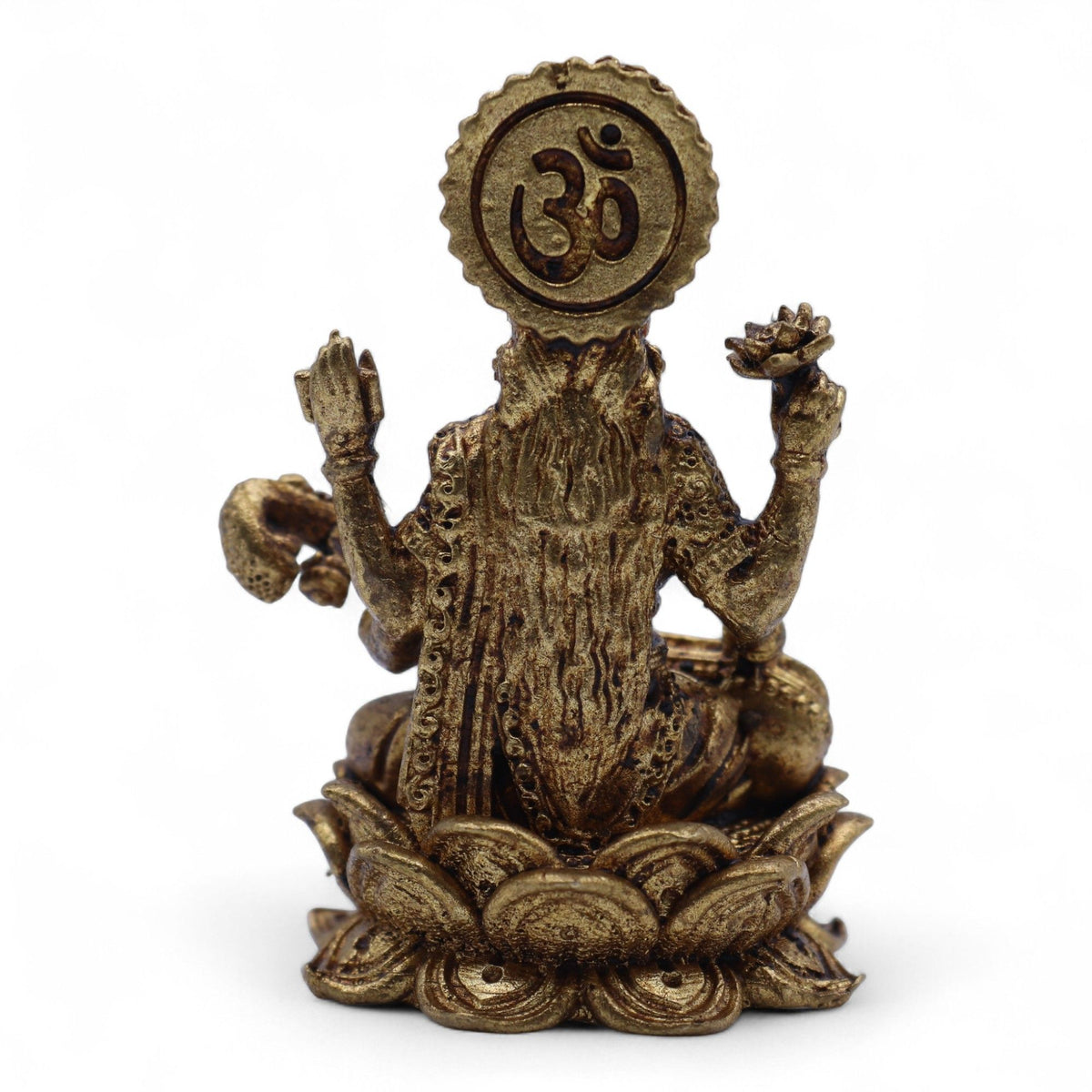 Miniaturgötter aus Messing - Saraswati (52 g) - 49 mm